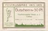 Cottbus - Kaufmännischer Verein eV, Spremberger Str. 39 - 5.-6.11.1921 - 50 Pfennig