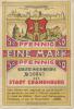 Cranenburg (heute: Kranenburg) - Stadt - 1.7.1921 - 1 Mark 
