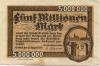 Crefeld (heute: Krefeld) - Stadt - 13.8.1923 - 5 Millionen Mark 