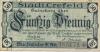 Crefeld (heute: Krefeld) - Stadt - 20.3.1919 - 31.3.1921 - 50 Pfennig 
