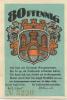 Crivitz - Stadt - - 31.3.1922 - 80 Pfennig 