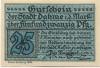 Dahme - Stadt - 1920 - 25 Pfennig 