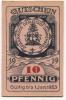 Dannenberg - Sparkasse der Stadt - 1919 - 1.1.1923 - 10 Pfennig 