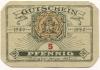Dannenberg - Sparkasse der Stadt - 1920 - 1.1.1923 - 5 Pfennig 