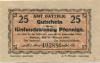 Datteln - Amt - 15.1.1918 - 25 Pfennig 