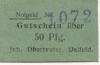 Deifeld (heute: Medebach) - Oberreuter, Johann, Gastwirt - -- - 50 Pfennig 