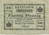 Dessau - Herzogliche Anhaltische Finanzdirektion - 6.3.1917 - 31.12.1919 - 50 Pfennig