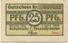 Dessau - Anhaltische Finanzdirektion - 1.4.1920 - 31.12.1921 - 25 Pfennig 