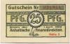 Dessau - Anhaltische Finanzdirektion - 1.4.1920 - 31.12.1921 - 25 Pfennig 
