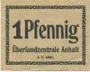 Dessau - Überlandzentrale Anhalt - 1.7.1921 - 1 Pfennig 