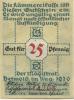 Detmold - Stadt - August 1920 - 25 Pfennig 