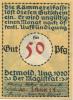Detmold - Stadt - August 1920 - 50 Pfennig 
