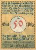 Detmold - Stadt - August 1920 - 50 Pfennig 