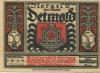 Detmold - Stadt - August 1920 - 50 Pfennig 