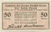 Deutsch-Krone (heute: PL-Walcz) - Kreis - 1.5.1917 - 50 Pfennig