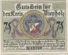 Diepholz - Kreis - 15.8.1921 - 75 Pfennig 