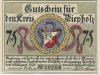 Diepholz - Kreis - 15.8.1921 - 75 Pfennig 