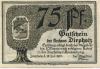 Diepholz - Flecken - 18.7.1921 - 75 Pfennig 