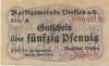 Diessen - Marktgemeinde - 23.4.1919 - 1.5.1920 - 50 Pfennig 