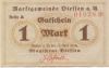 Diessen - Marktgemeinde - 23.4.1919 - 1.5.1920 - 1 Mark 