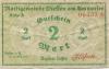 Diessen - Marktgemeinde - 23.4.1919 - 1.5.1920 - 2 Mark 