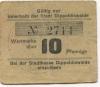 Dippoldiswalde - Stadt - -- 10 Pfennig 