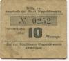 Dippoldiswalde - Stadt - -- 10 Pfennig 