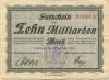 Dirlewang - Marktgemeinde - 10.10.1923 - 10 Milliarden Mark 