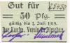 Dirschau (heute: PL-Tczew) - Kaufmännischer Verein - - 1.7.1919 - 50 Pfennig