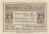 Ditfurt - Gemeinde - 1.7.1921 - 10 Pfennig 