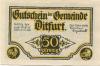 Ditfurt - Gemeinde - 1.7.1921 - 50 Pfennig 