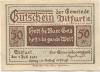 Ditfurt - Gemeinde - 1.7.1921 - 50 Pfennig 