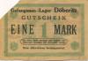 Döberitz (heute: Dallgow-Döberitz) - Gefangenenlager - -- - 1 Mark 