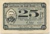 Dömitz - Sparkasse der Stadt - 1.7.1921 - 2.1.1922 - 25 Pfennig 