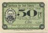 Dömitz - Sparkasse der Stadt - 1.7.1921 - 2.1.1922 - 50 Pfennig 