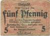 Dolsthaida (heute: Lauchhammer-Süd) - Gemeinde - 1.9.1919 - 31.12.1921 - 5 Pfennig