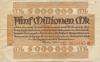 Dortmund und Hörde - Städte und Kreise - 15.8.1923 - 5 Millionen Mark 