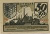 Dortmund und Hörde - Städte und  Kreise - 15.5.1919 - 50 Pfennig 