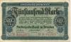 Dresden - Sächsische Bank - 12.3.1923 - 1.10.1923 - 5000 Mark
