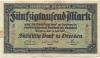 Dresden - Sächsische Bank - 25.7.1923 - 50000 Mark 