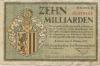 Dresden - Stadt - 24.10.1923 - 10 Milliarden Mark 