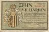 Dresden - Stadt - 24.10.1923 - 10 Milliarden Mark 