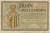 Dresden - Stadt - 24.10.1923 - 10 Milliarden Mark 