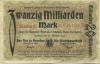Dresden - Stadt - 26.10.1923 - 20 Milliarden Mark 