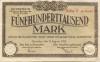 Dresden - Stadt - 4.8.1923 - 500000 Mark 