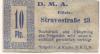 Dresden - Dresdner Milchversorgungs-Anstalt eGmbH, Filiale Struvestr. 23 - -- - 10 Pfennig