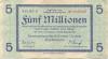 Dresden-Neustadt - Amtshauptmannschaft - 25.8.1923 - 5 Millionen Mark 