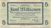 Dresden-Neustadt - Amtshauptmannschaft - 25.8.1923 - 5 Millionen Mark 