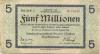 Dresden-Neustadt - Amtshauptmannschaft - 25.8.1923 - 5 Millionen Mark 