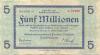 Dresden-Neustadt - Amtshauptmannschaft - 25.8.1923 - 5 Millionen Mark 